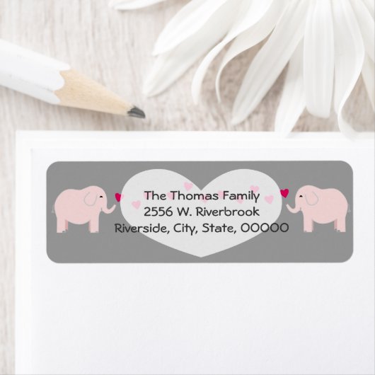 Twin Elephants Girls Label (Insitu)