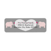 Twin Elephants Girls Label (Vorne)