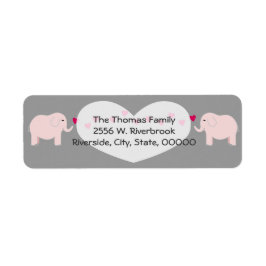 Twin Elephants Girls Label