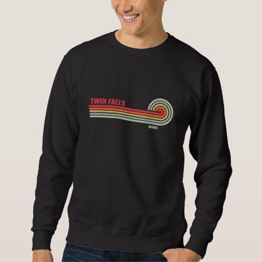Twin Falls Idaho City Staat Sweatshirt (Vorderseite)