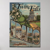 Twin Falls, Idaho - Große Buchstabenszenen Poster (Vorne)