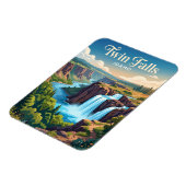 Twin Falls Idaho Magnet (Linke Seite)