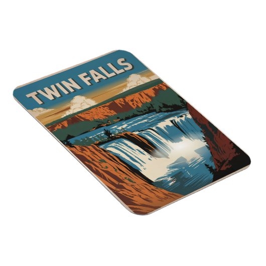 Twin Falls Idaho Magnet (Rechte Seite)