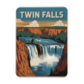 Twin Falls Idaho Magnet (Vertikal)