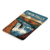 Twin Falls Idaho Magnet (Linke Seite)