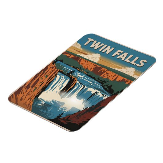 Twin Falls Idaho Magnet (Linke Seite)