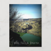 Twin Falls Idaho Postkarte (Vorderseite)
