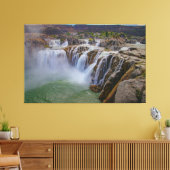 Twin Falls Leinwanddruck (Insitu (Wohnzimmer))