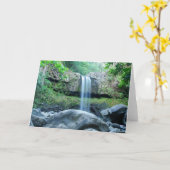 Twin Falls Maui Karte (Gelbe Blume)