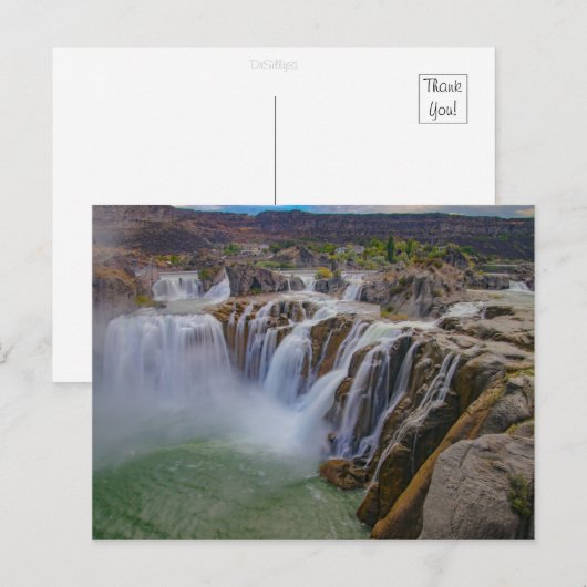 Twin Falls Postkarte (Vorne/Hinten)