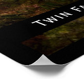 Twin Falls Print Poster (Ecke)