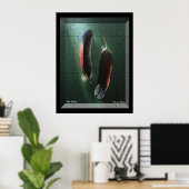 Twin Feathers Poster (Heimbüro)