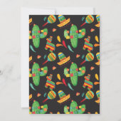 Twin Fiesta Einladung zum ersten Geburtstag (Rückseite)