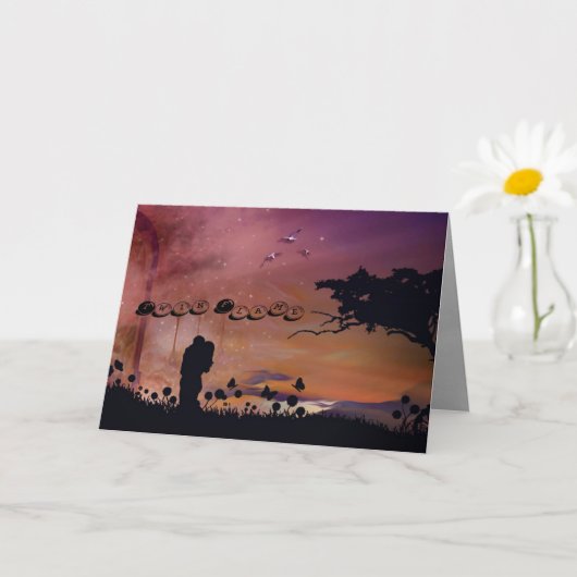 Twin Flame Card Karte (Kleine Pflanze)