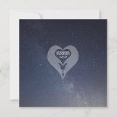 Twin Flame Dankeschön-Tischkarten Save The Date (Rückseite)
