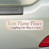Twin Flame Flows Lachender Aufkleber Autoaufkleber (Auf Auto)