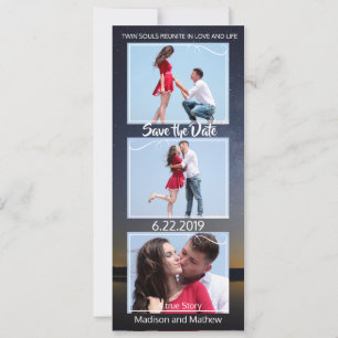 Twin Flame Hochzeit Save the Date
