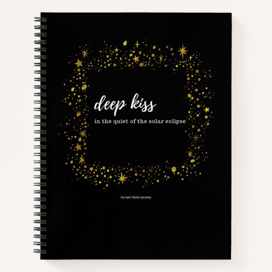 Twin Flame Journal-Notebook Notizblock (Vorderseite)