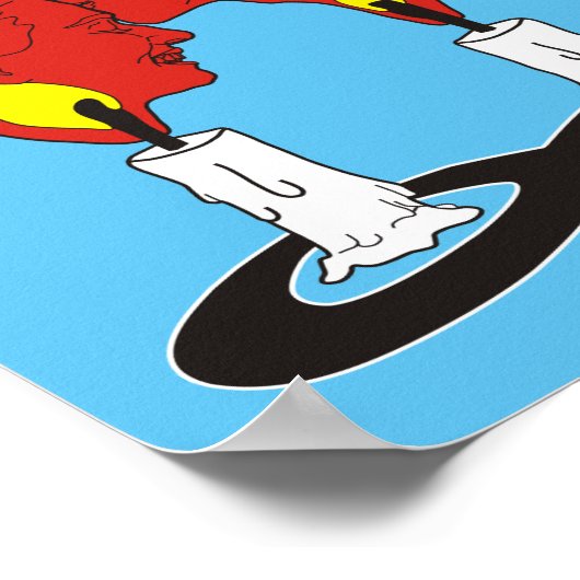 Twin Flame Kiss Poster (Ecke)