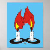 Twin Flame Kiss Poster (Vorne)