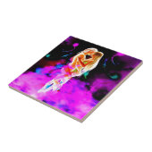 TWIN FLAME psychedelisch Fliese (Seite)