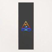 Twin Flame Symbol Yogamatte (Vorderseite)