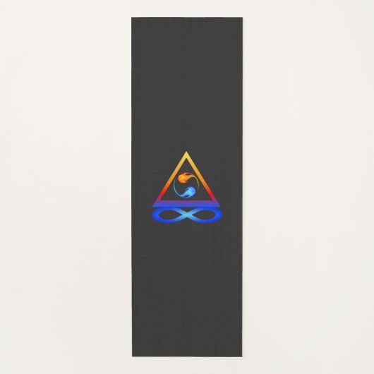 Twin Flame Symbol Yogamatte (Vorderseite)