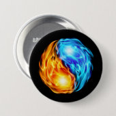 Twin Flames Button (Vorne & Hinten)