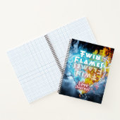 Twin Flames Journal und Notebook Notizblock (Innenseite)