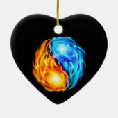 Twin Flames Keramik Ornament (Hinten)