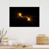 Twin Flames Poster (Küche)