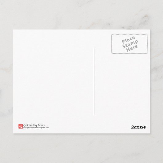 Twin Flames Postkarte (Rückseite)