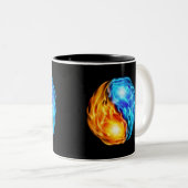Twin Flames Zweifarbige Tasse (VorderseiteRechts)