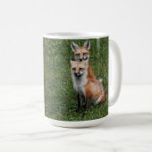 Twin Foxes Coffee Tasse (VorderseiteRechts)