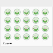 Twin Girl Cupcake Toppers & Stickers (Blatt)