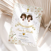 Twin Girl White Blume 1.
