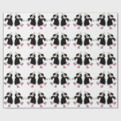 Twin Girls Abschluss Geschenkpapier (Flach)