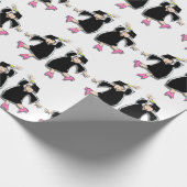 Twin Girls Abschluss Geschenkpapier (Ecke)