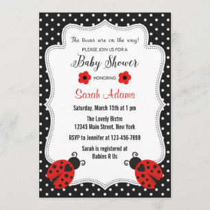 Twin Girls Babydusche Einladung Pink