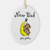 Twin Girls New Dad Geschenke Keramik Ornament (Rechts)