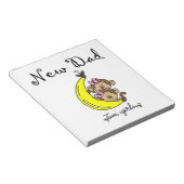 Twin Girls New Dad Geschenke Notizblock (angewinkelt)