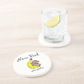 Twin Girls New Dad Geschenke Sandstein Untersetzer (Seite)