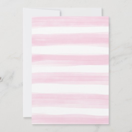 Twin Girls Pink Baby Clothes Girl Babydusche Einladung (Rückseite)