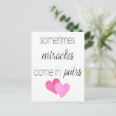 Twin Girls Postkarte (Stehend Vorderseite)