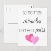 Twin Girls Postkarte (Vorne/Hinten)