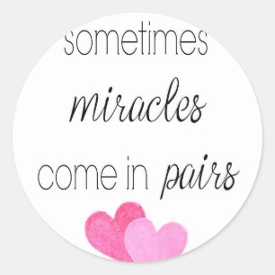 Twin Girls Runder Aufkleber