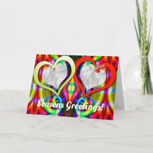 Twin Hearts Festive Seasons Karte