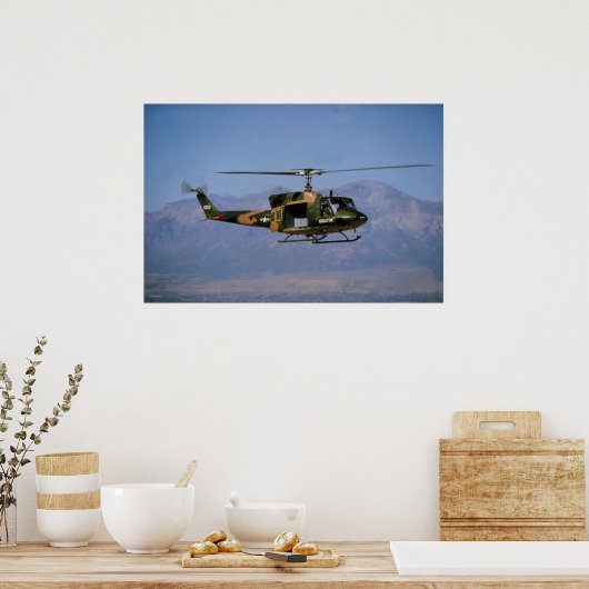 Twin Huey UH-1N Poster (Küche)