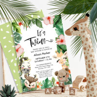 Twin Jungle Safari Tropische Vegetation Kinderdusc