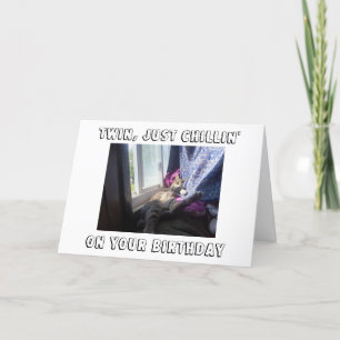 ***TWIN**** KINDER" AM "GEBURTSTAG" KARTE